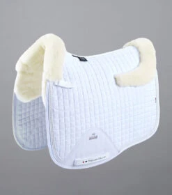 Premier Equine PONY Close Contact Merino Wool European Dressage Saddle Pad -Horse Gear Store Close Contact Merino Wool European Half Lined Dressage Square White 1 768x 3394c7e8 1ded 42f1 91c1 9abbb5d6e517