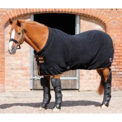 Premier Equine Buster Fleece Cooler Rug - Continental Edition -Horse Gear Store Cooler Continental Black zoomx500