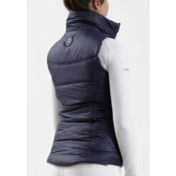 Premier Equine Carmen Riding Gilet -Horse Gear Store SS19 Carmen Ladies Quilted Riding Gilet Navy Back RGB 72 big