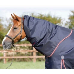 Premier Equine Titan 100 Turnout Rug With Detachable Neck Cover 17 Premier Equine Titan 100 Turnout Rug With Detachable Neck Cover -Horse Gear Store Titan 100g Navy Neck Cover 900x775 big