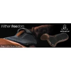 Acavallo Wither-Free Hexagonal Gel Memory Foam Pad -Horse Gear Store acavallo wither free hexagonal gel memory foam pad half pad 3
