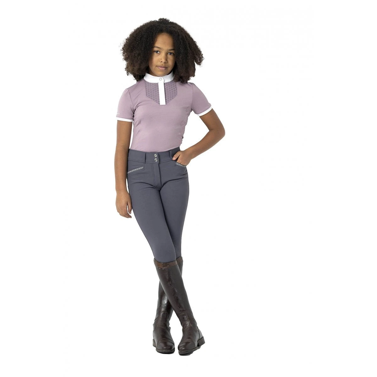 LeMieux Young Rider Belle Show Shirt 7 LeMieux Young Rider Belle Show Shirt - Image 5