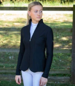 Premier Equine Finio Ladies Competition Jacket -Horse Gear Store finio competition jacket black 1 768x b88a574b 3bb5 4d17 9d3a e7bbd99e5d82