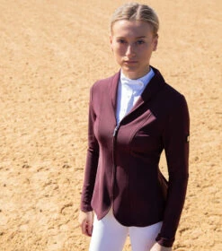 Premier Equine Finio Ladies Competition Jacket -Horse Gear Store finio competition jacket wine 1 768x 8774904f cc3e 40af a67e 31298f45677e