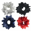 Hamag Rose Petal Hair Scrunchie With Crystals -Horse Gear Store hamag rose petal hair scrunchie with crystals hair accessories
