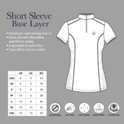 LeMieux Activewear Short Sleeve Base Layer -Horse Gear Store lemieux activewear short sleeve base layer base layer 10