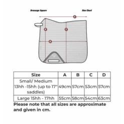 LeMieux Cotton Dressage Square -Horse Gear Store lemieux cotton dressage square saddleblanket 8