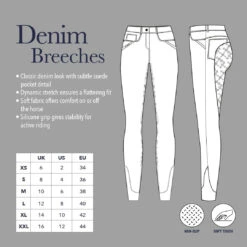 LeMieux Denim Breeches -Horse Gear Store lemieux denim breeches breeches 4