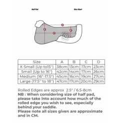 LeMieux Merino Half Pad -Horse Gear Store lemieux lambskin half pad half pad 7