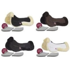 LeMieux Pro-Sorb Lambskin 4 Pocket Half Pad *Discontinued* -Horse Gear Store lemieux pro sorb lambskin half pad half pad 4