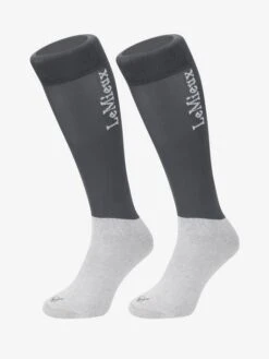LeMieux Competition Socks -Horse Gear Store lm competitionsocks grey