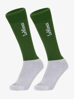 LeMieux Competition Socks -Horse Gear Store lm competitionsocks huntergreen hr