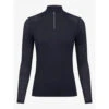 LeMieux Twilight Collection Laser Cut Longsleeve Base Layer -Horse Gear Store lm lasercutlongsleeve navy1 hr