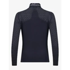 LeMieux Twilight Collection Laser Cut Longsleeve Base Layer -Horse Gear Store lm lasercutlongsleeve navy4 hr