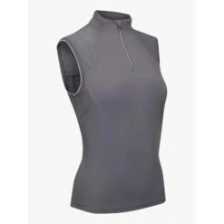 LeMieux Twilight Collection Laser Cut Sleeveless Base Layer -Horse Gear Store lm lasercutsleeveless grey3 hr