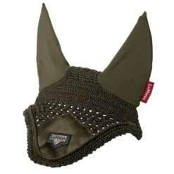 LeMieux Loire Fly Hood -Horse Gear Store lm loireflyhood oakgreen hr