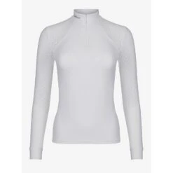 LeMieux Olivia Long Sleeve Show Shirt -Horse Gear Store lm oliviashowshirt longsleeve white1 hr