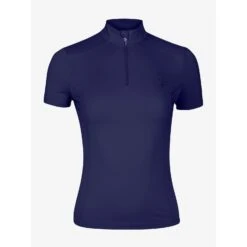 LeMieux Activewear Short Sleeve Base Layer -Horse Gear Store lm shortsleevebaselayer navy1 hr