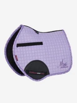 LeMieux Mini Saddle Pads -Horse Gear Store lm ss23 minicollection suedegp wisteria hr copy