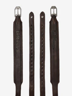 LeMieux Vector Pro Stirrup Leathers -Horse Gear Store lm stirrupleathers brown hr copy