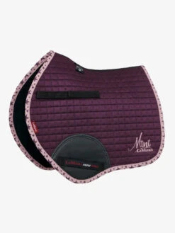 LeMieux Mini Saddle Pads -Horse Gear Store lm suede minijump fig hr