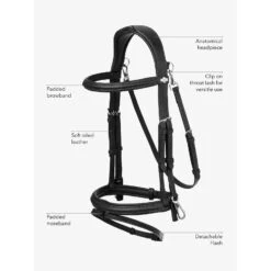 LeMieux Kudos Work Bridle -Horse Gear Store website bride features work